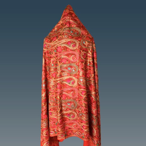 Warm and cozy scarf | evening shoulder wrap, Travel and wedding wrap, Pashmina - Picture 2 of 8